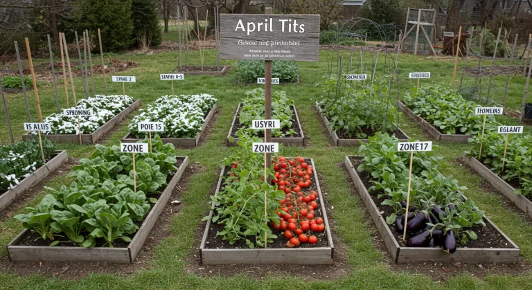 April Planting Guide: Best Veggies for Every USDA Zone (Zones 1–13)